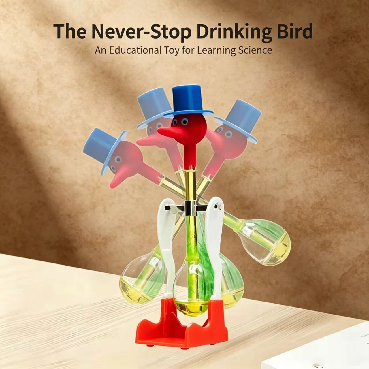Science Bob - 색깔이 변하는 액체 논스톱 흔들리는 마시는