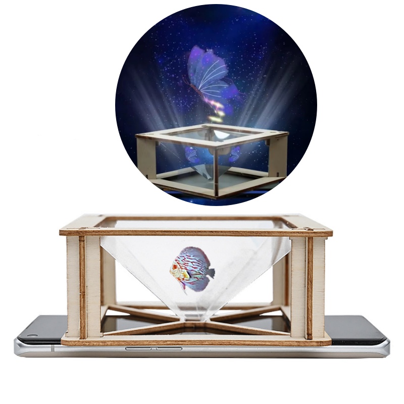 Science Kit - 어린이를 위한 DIY 3D 홀로그램 프로젝터