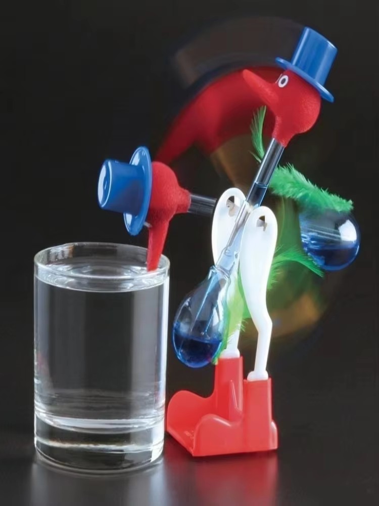 클래식 마시는 새 열팽창 물리 과학 장난감 빈티지 흔들 - Science Bob 리뷰 및 가격