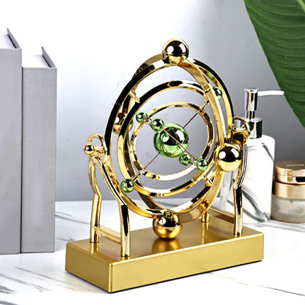 천상의 궤도 진자 영구 동작 기계, 운동 예술 책상 장 - Solar System Orrery 리뷰 및 가격