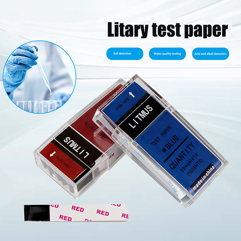100 스트립/박스 PH 테스트 스트립 빨간색/파란색  - Ph Strip Test 리뷰 및 가격