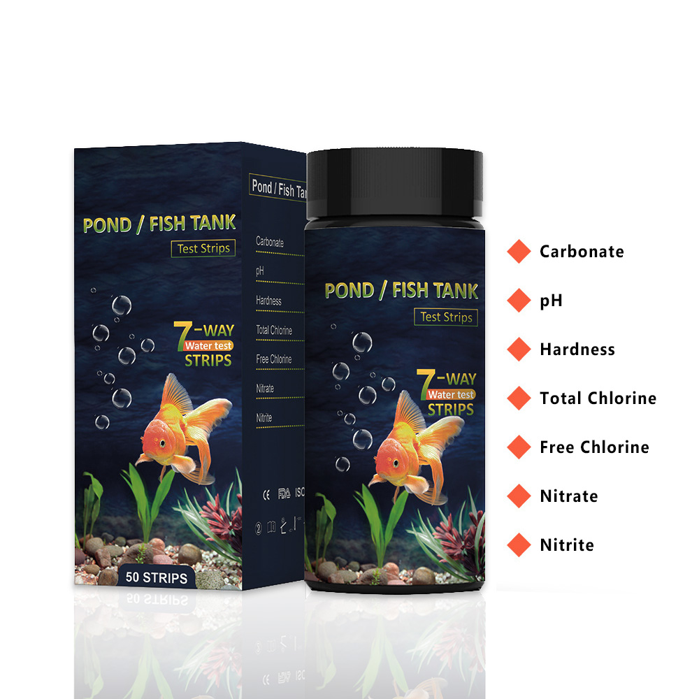 7 in 1 수족관 테스트 스트립, 50 스트립 수조  - Water Testing Kit 리뷰 및 가격