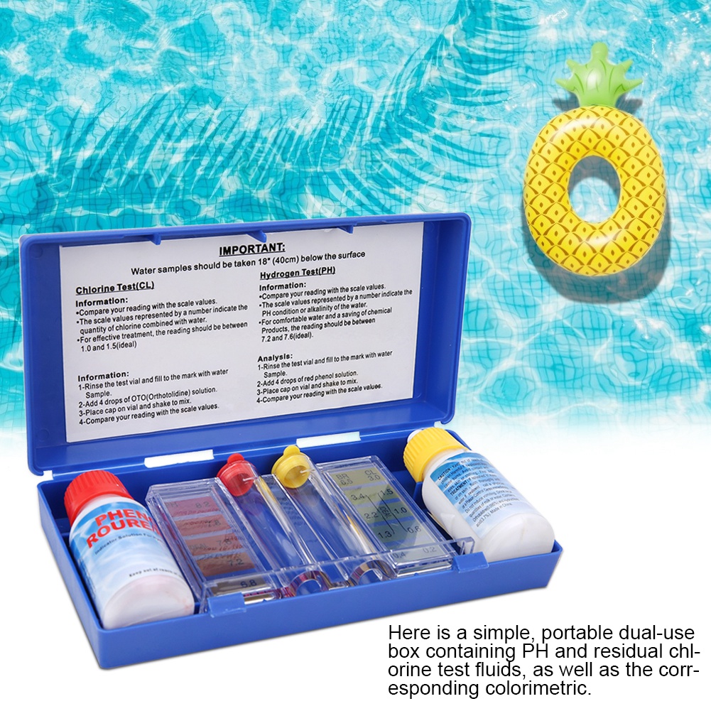 PH 염소 수질 테스트 키트 수영장 테스터 수질 검사  - Water Testing Kit 리뷰 및 가격