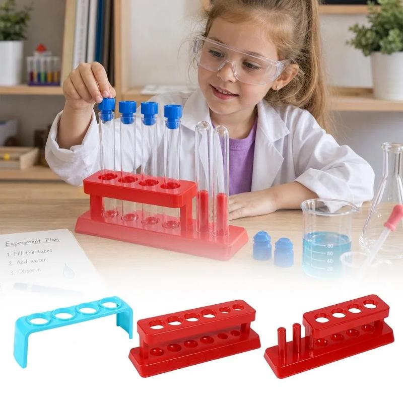플라스틱 시험관 홀더 랙 두껍고 오래 지속되는 어린이를 - Science Experiment 리뷰 및 가격