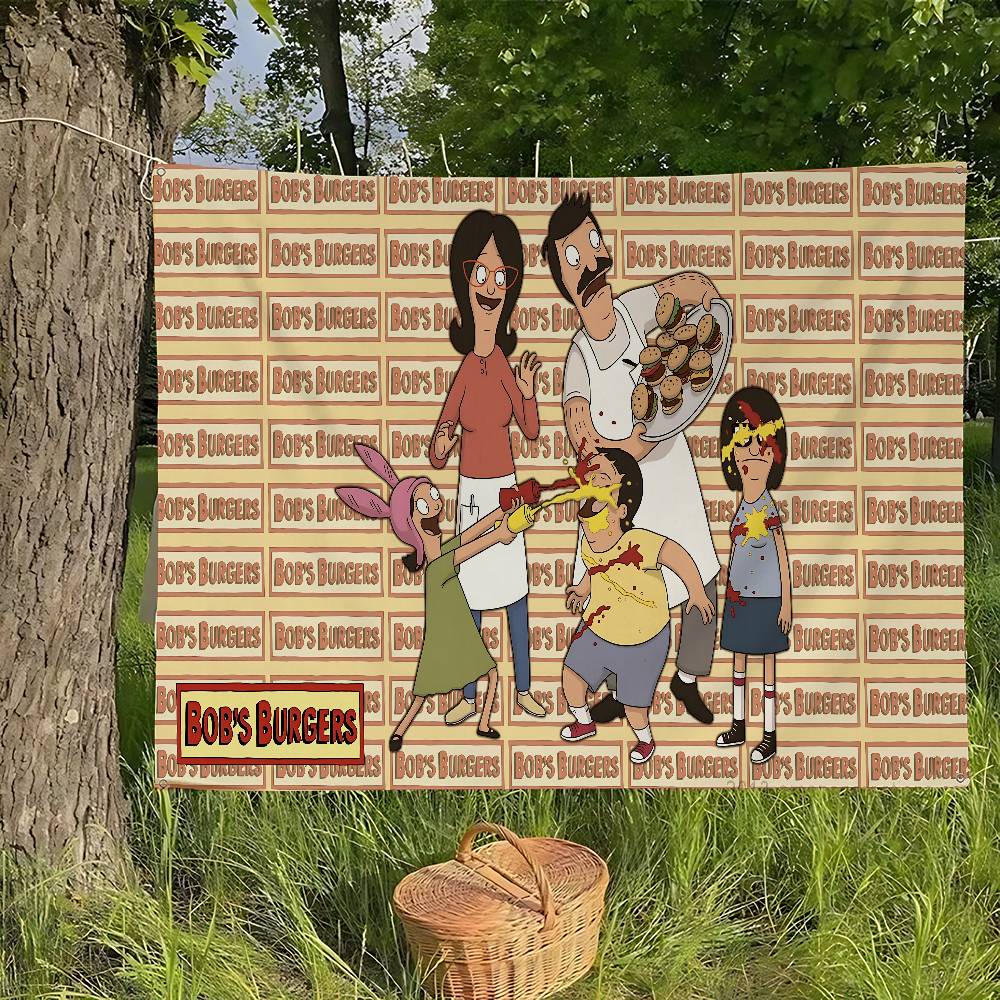 BobS-Burgers Anmie 인쇄된 대형 깃발 예 - Science Bob 리뷰 및 가격