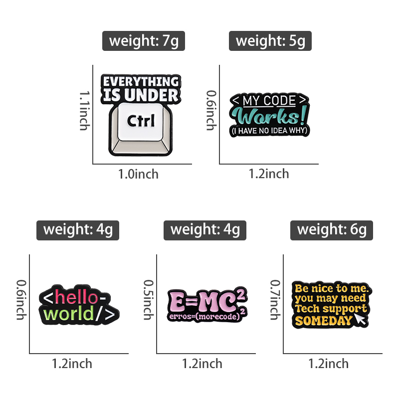과학 프로그램 코드 컬렉션 브로치 에나멜 핀 크리 에이 - Science Bob 리뷰 및 가격