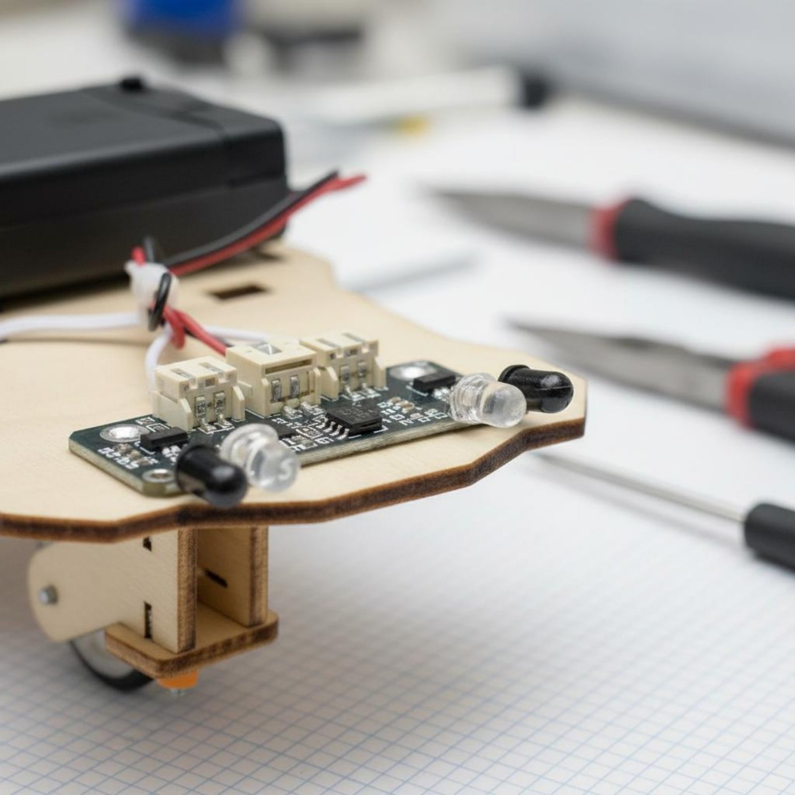 나무로 만든 지능형 자동차 키트 과학 기술 교육 DIY - Science Kit 리뷰 및 가격